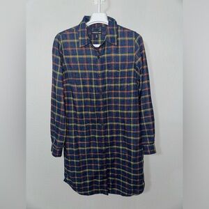 Toad&Co Re-Form Flannel‎ Shirtdress size XS